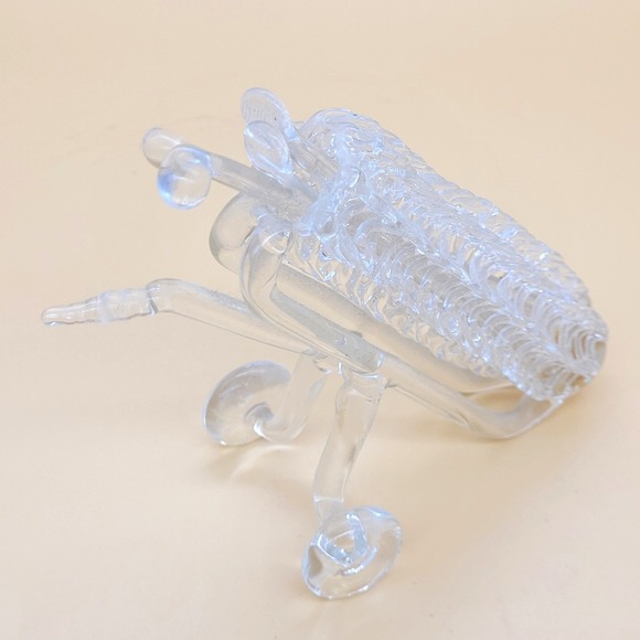 Other - Hand Blown Spun Glass Golf Club Set and Bag Cart Figurine